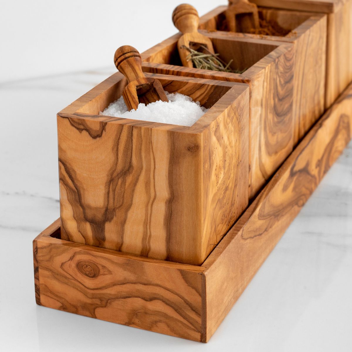 Wooden Storage Jar with Lid