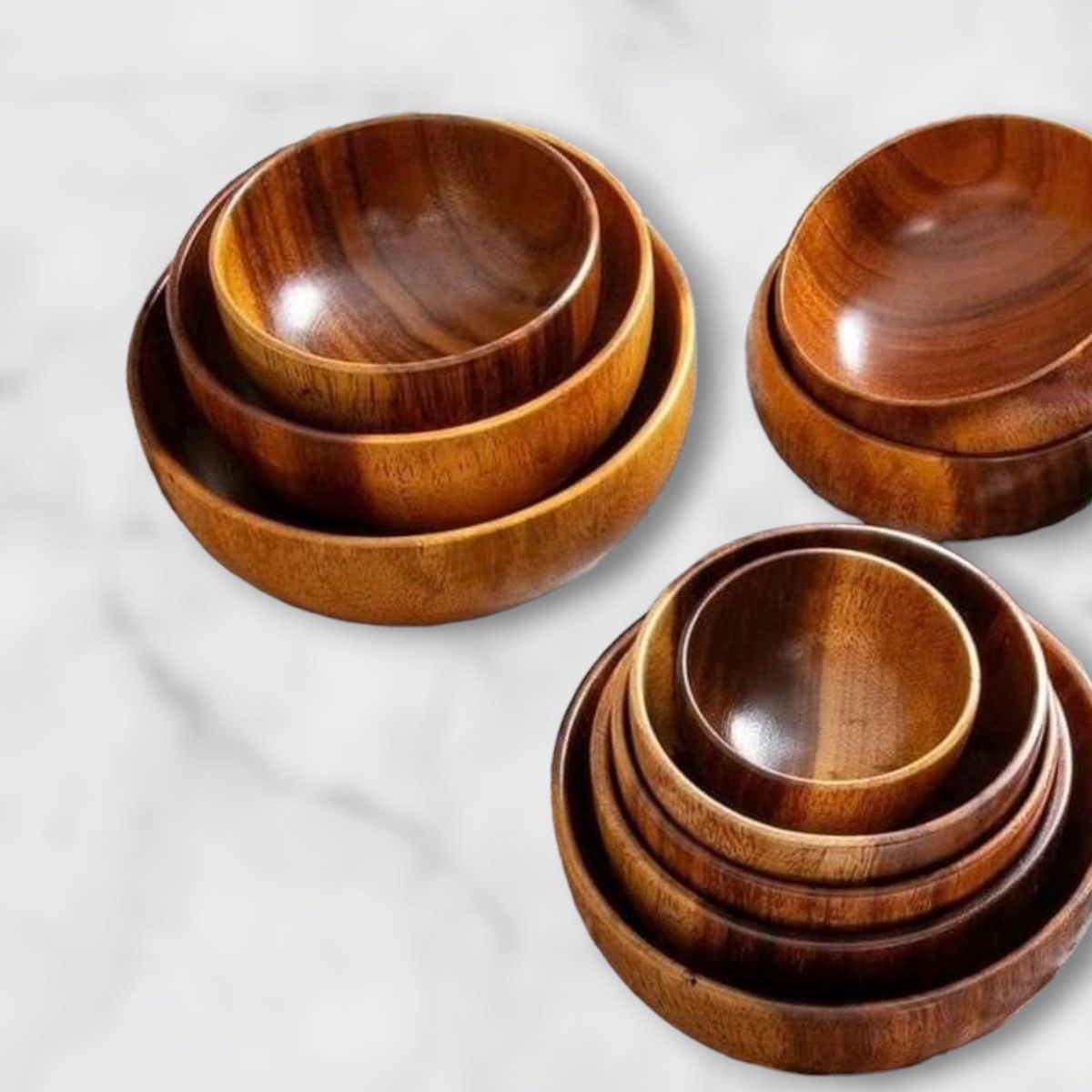 Handmade Wooden Bowl Set