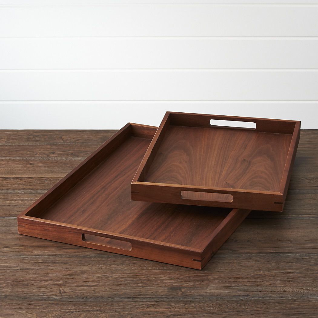 Rectangular Wooden Serving Tray